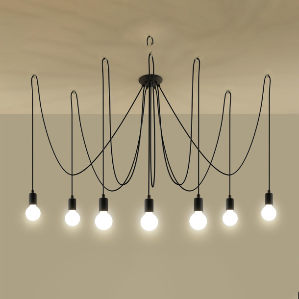 Lustre Coraola 7 noir