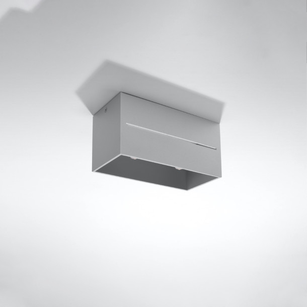 Plafonnier Zenaala 2 gris