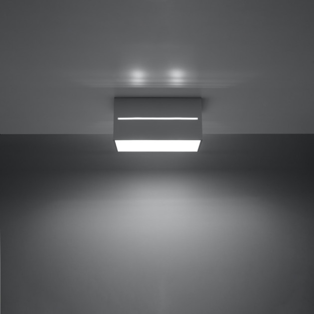 Plafonnier Zenaala 2 gris