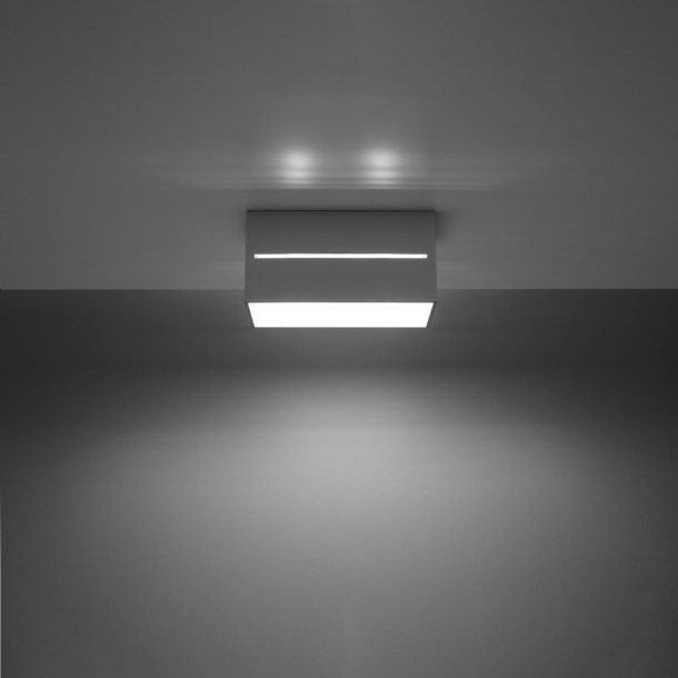 Plafonnier Zenaala 2 gris