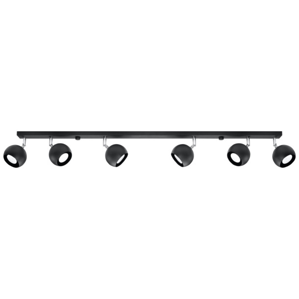 Plafonnier Veraiar 6L noir