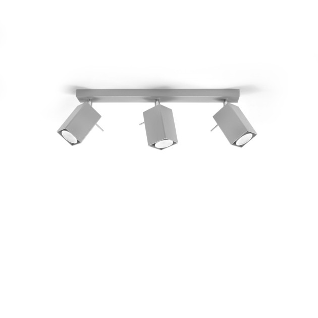 Plafonnier Norayra 3 gris