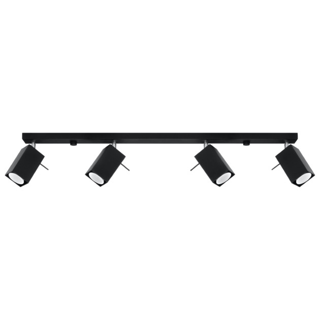 Plafonnier Norayra 4L noir