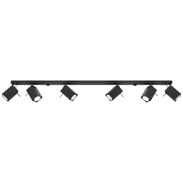 Plafonnier Norayra 6L noir