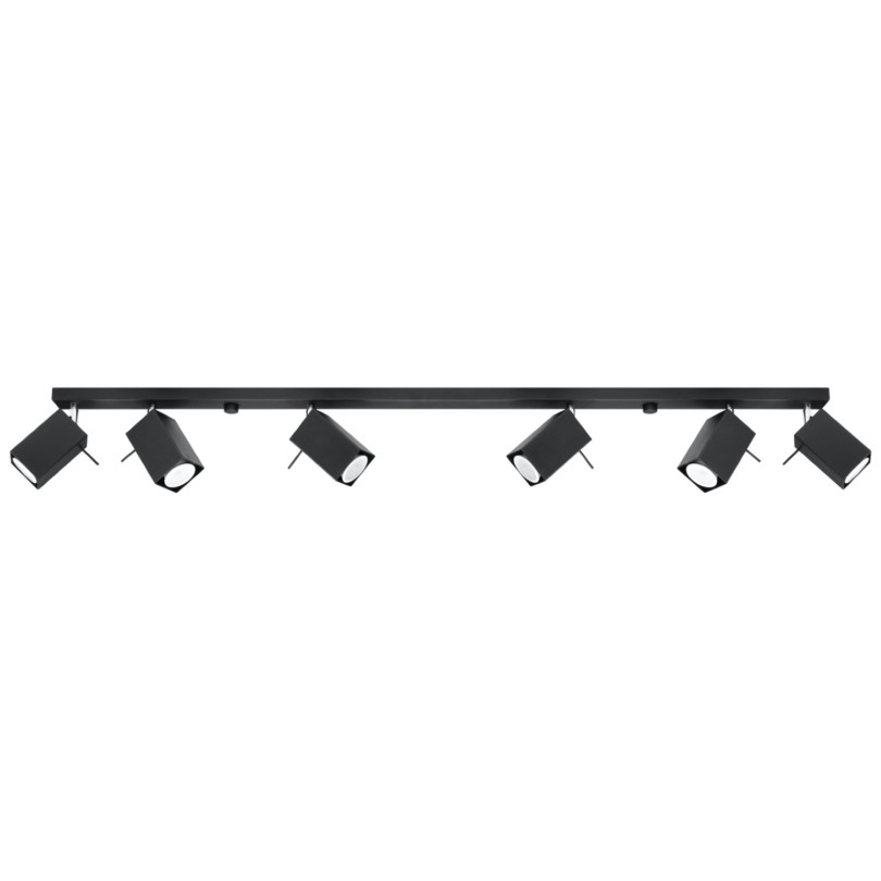 Plafonnier Norayra 6L noir