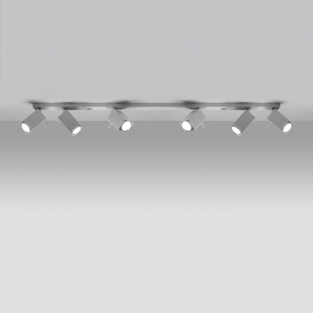 Plafonnier Norayra 6L blanc