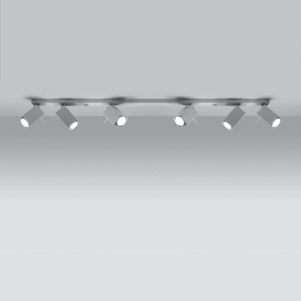 Plafonnier Norayra 6L blanc