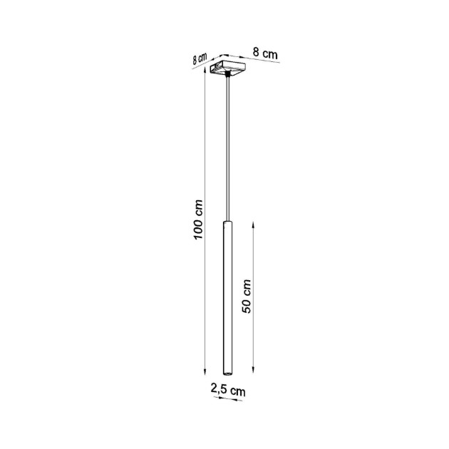 Lampe suspendue Noraaeen 1 blanc