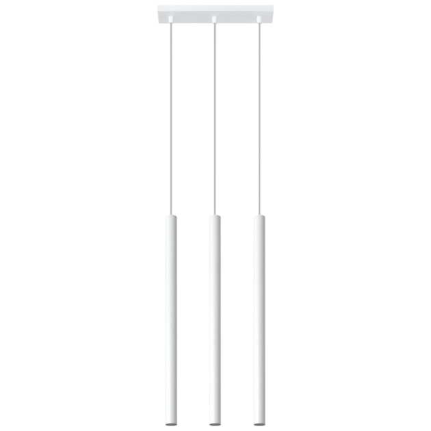 Lampe pendante Noraaeen 3 blanc
