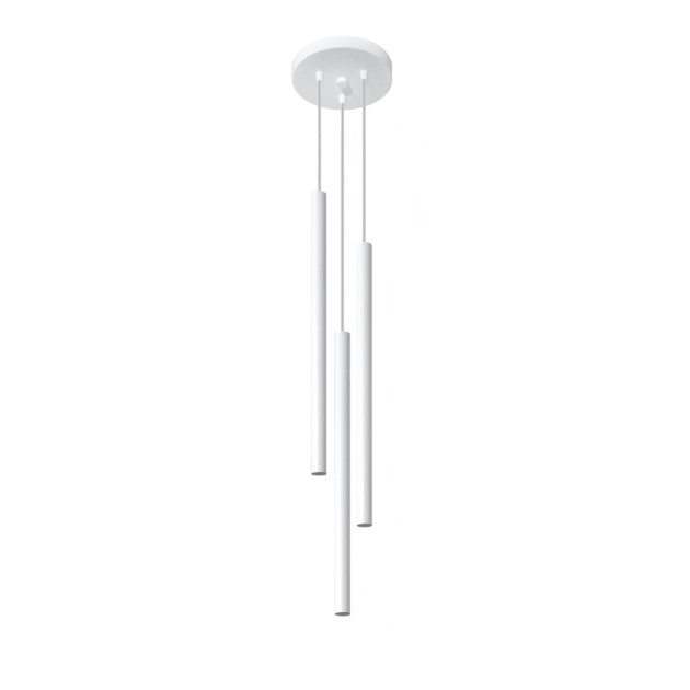 Lampe pendante Noraaeen 3P blanc