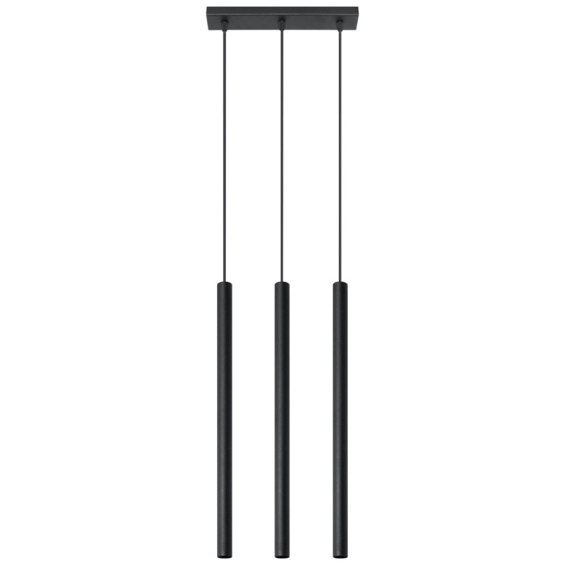 Lampe pendante Noraaeen 3 noir