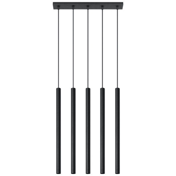 Lampe pendante Noraaeen 5 noir