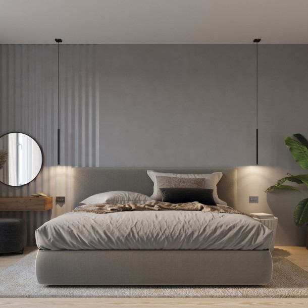 Lampe pendante Noraaeen 5 noir