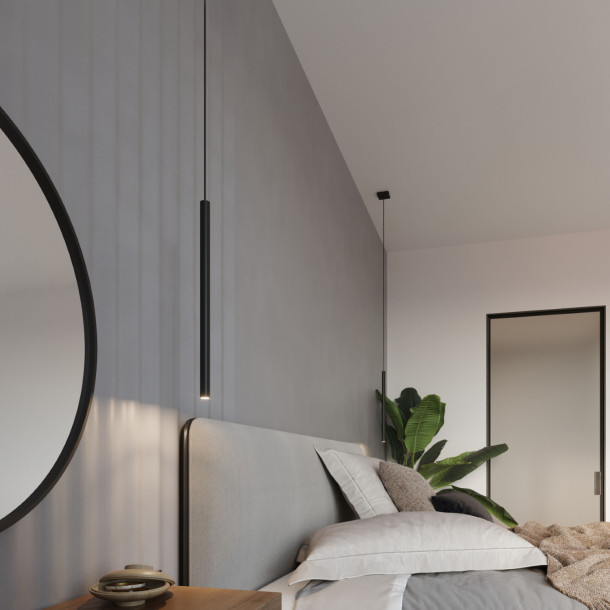 Lampe pendante Noraaeen 5 noir
