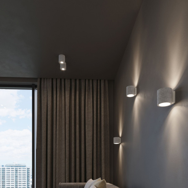 Plafonnier Lineaoon béton