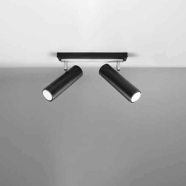 Plafonnier Novana 2 noir
