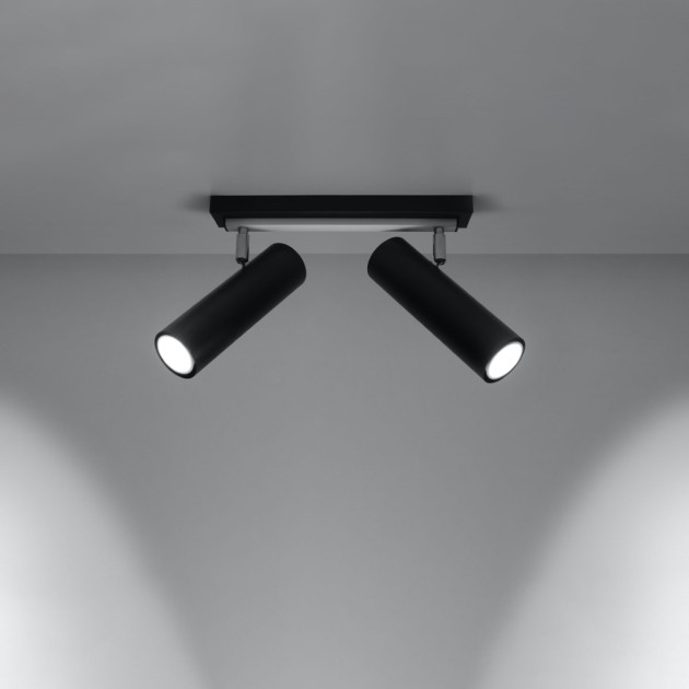 Plafonnier Novana 2 noir