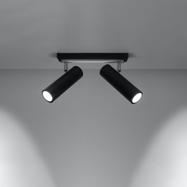 Plafonnier Novana 2 noir