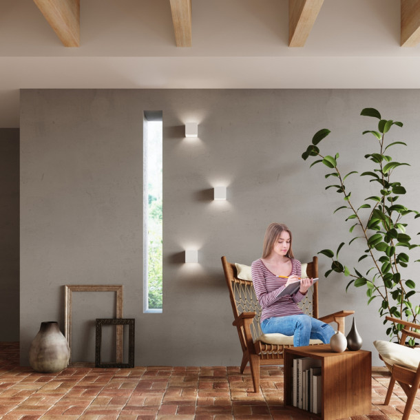 Applique Calaeys blanche LED IP54