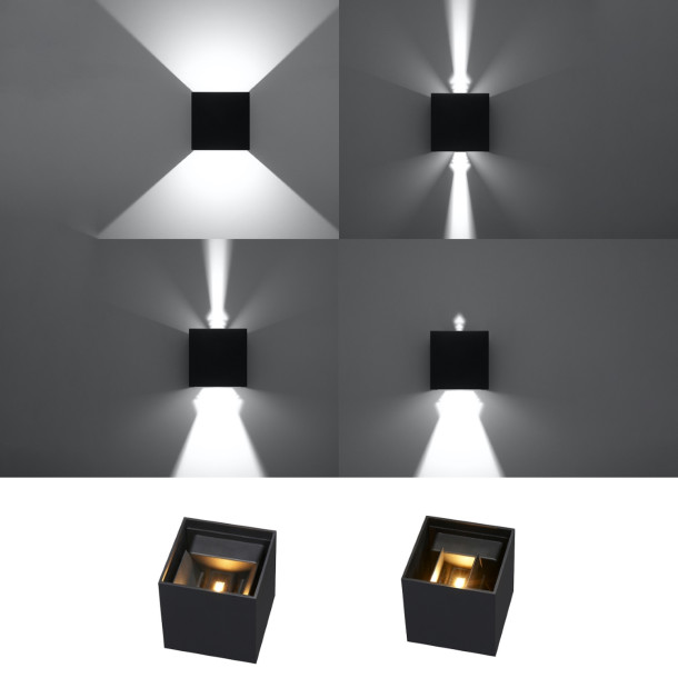 Applique Calaeys noir LED IP54