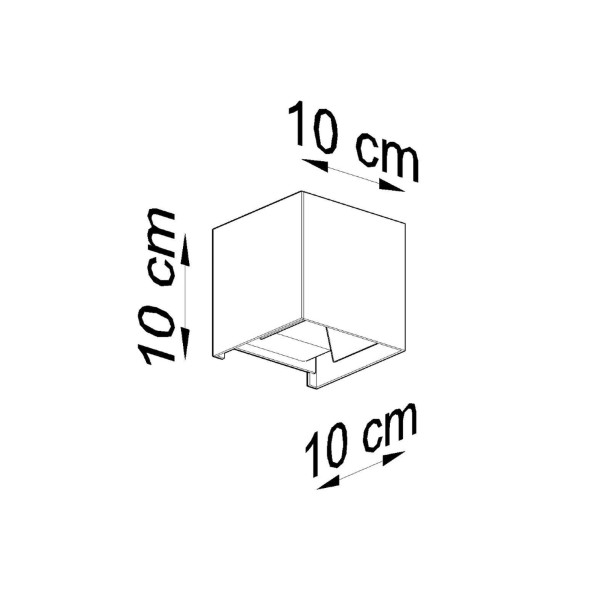 Applique Calaeys noir LED IP54
