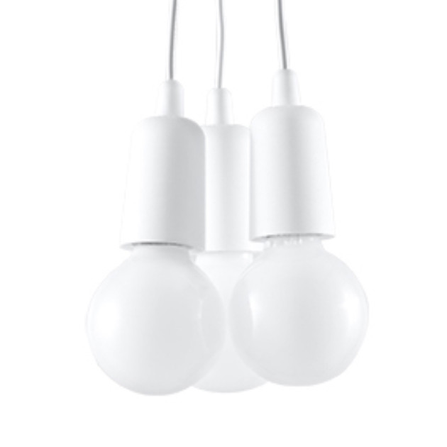 Lampe suspendue Noviar 3 blanc