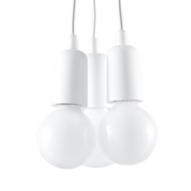 Lampe suspendue Noviar 3 blanc
