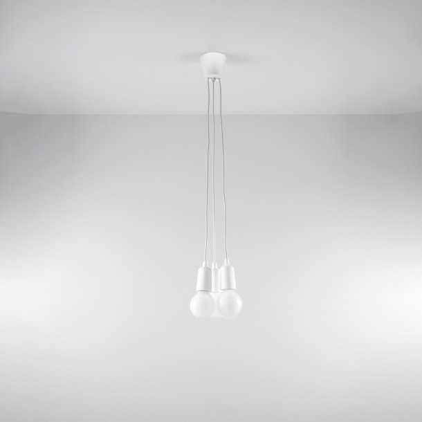 Lampe suspendue Noviar 3 blanc