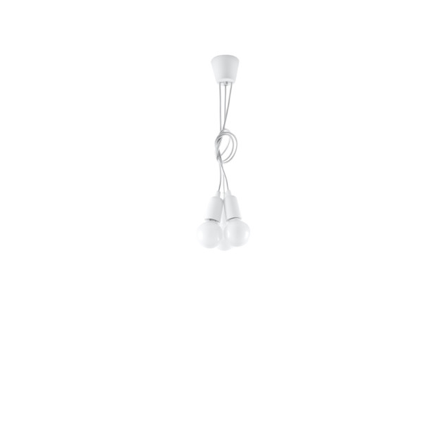 Lampe suspendue Noviar 3 blanc