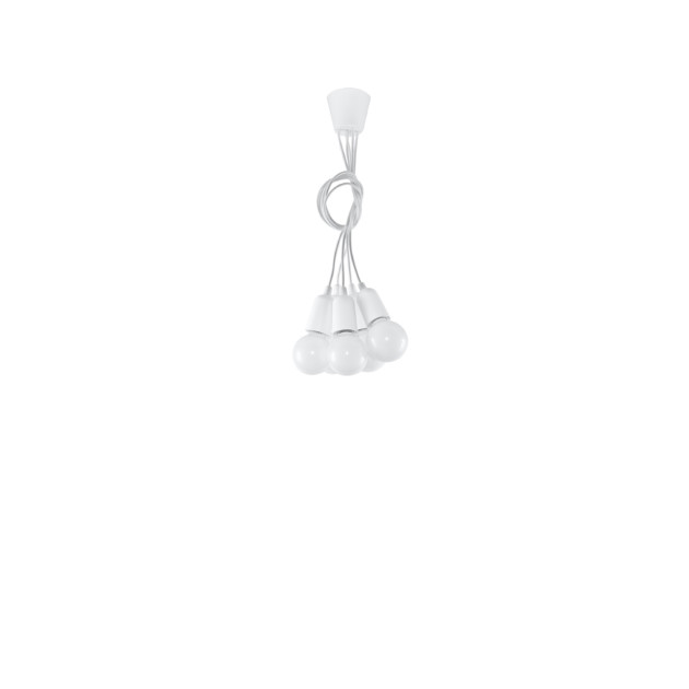 Lampe suspendue Noviar 5 blanc