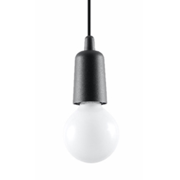 Lampe pendante Noviar 1 noir