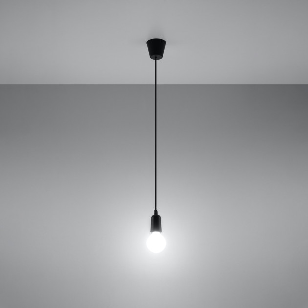 Lampe pendante Noviar 1 noir