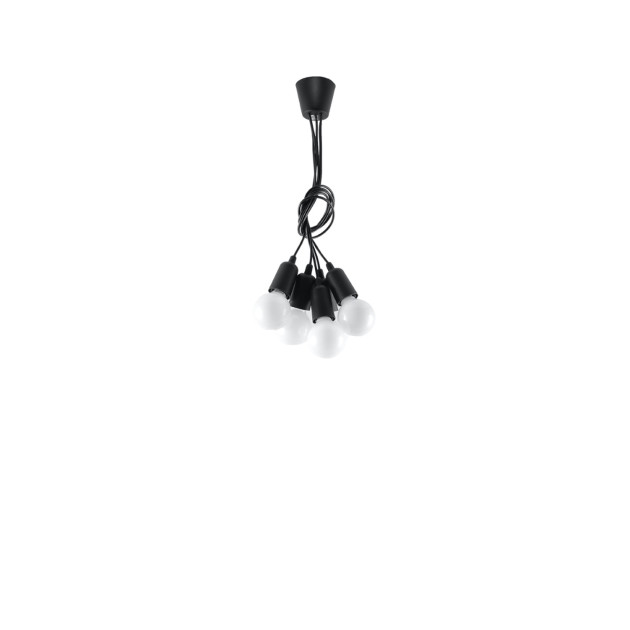 Lampe pendante Noviar 5 noir