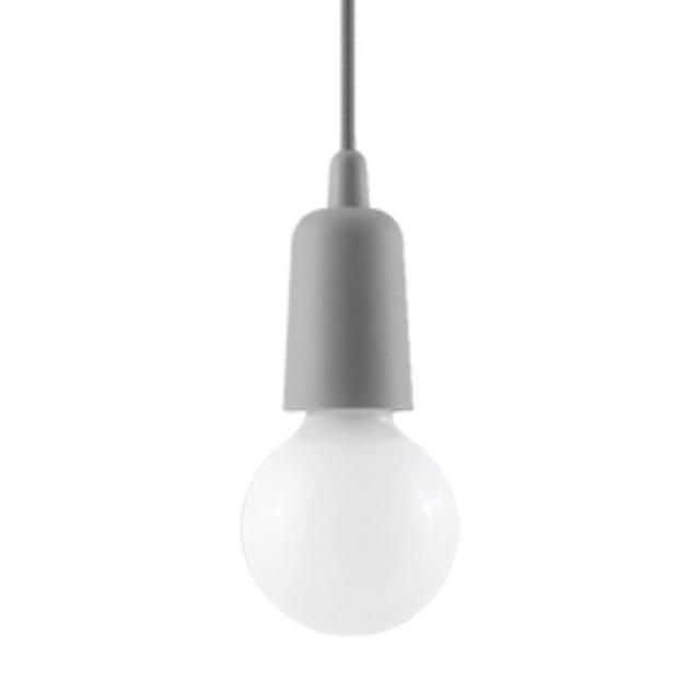 Lampe suspendue Noviar 1 gris