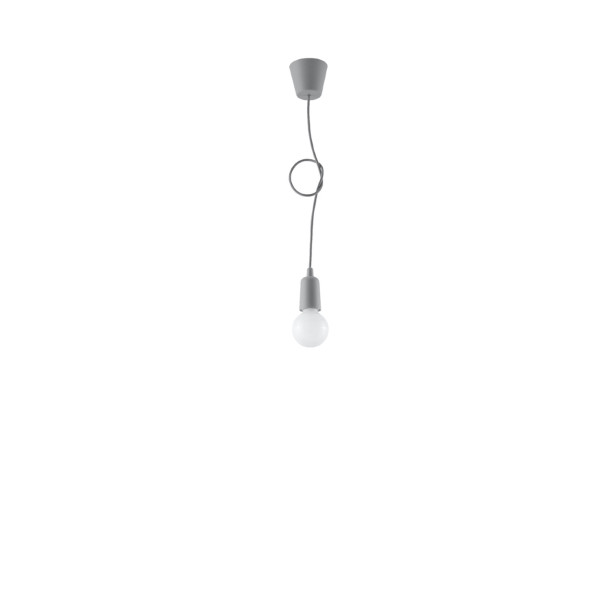 Lampe suspendue Noviar 1 gris