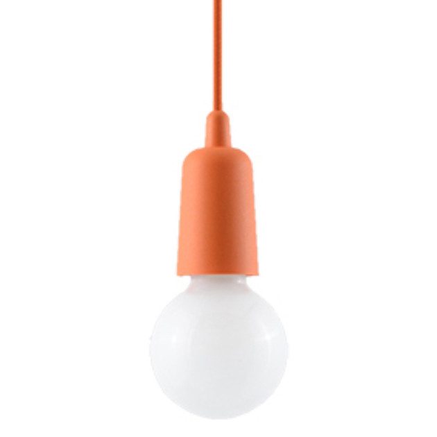 Lampe pendante Noviar 1 orange