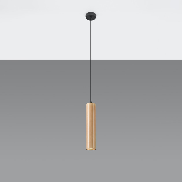 Lampe suspendue Elyaiais bois