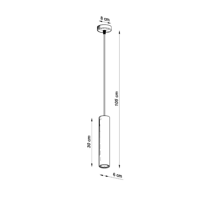 Lampe suspendue Elyaiais bois