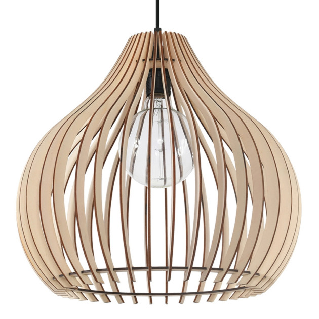 Lampe suspendue Veliea bois