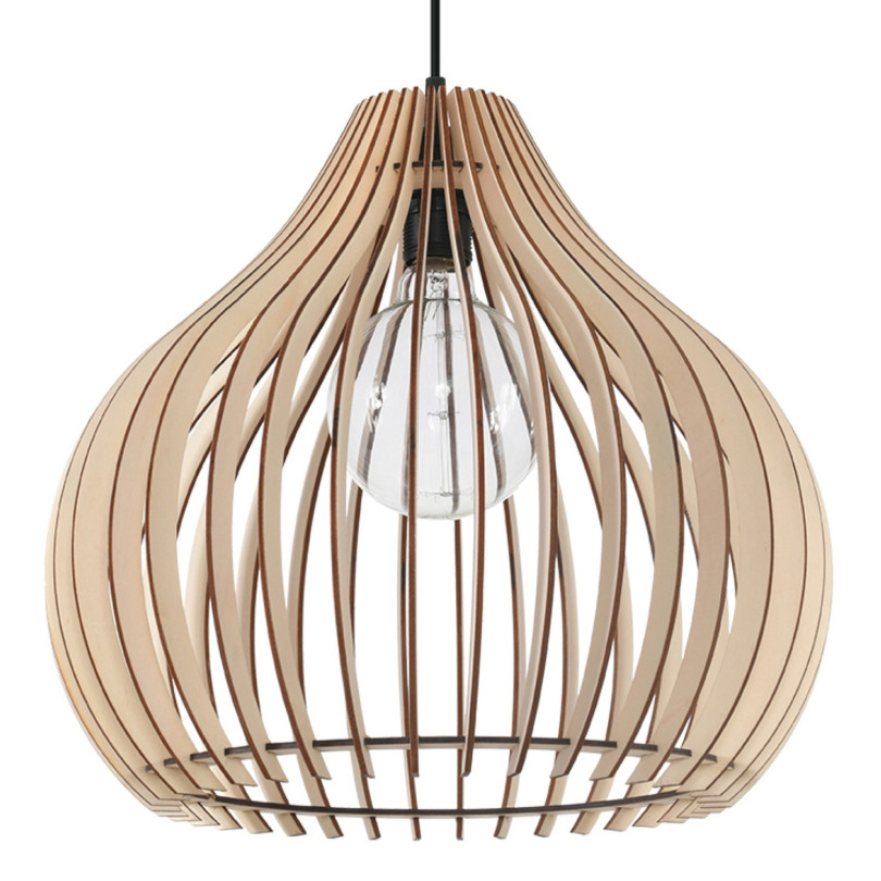 Lampe suspendue Veliea bois