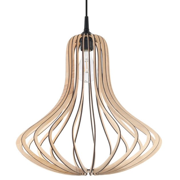 Lampe pendante Coraays bois