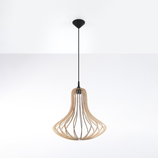 Lampe pendante Coraays bois