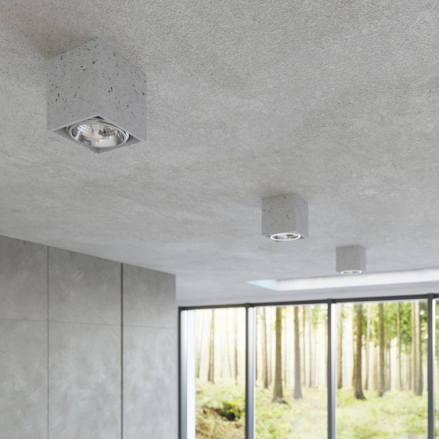 Plafonnier Veraiais béton