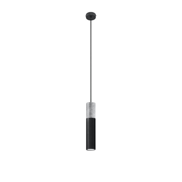 Lampe pendante BORGIO 1 noir