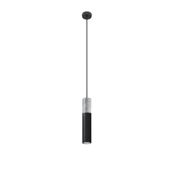 Lampe pendante BORGIO 1 noir