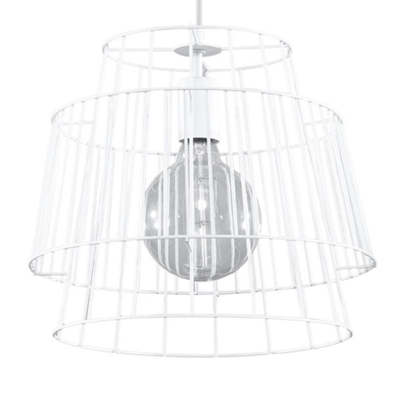 Lampe pendante Lumiana blanc