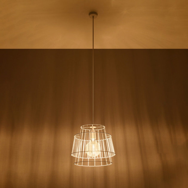 Lampe pendante Lumiana blanc