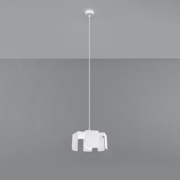 Lampe pendante Alear blanc