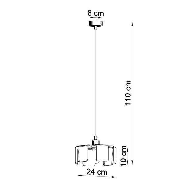 Lampe pendante Alear blanc