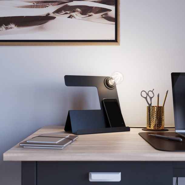 Lampe pendante Alear noir